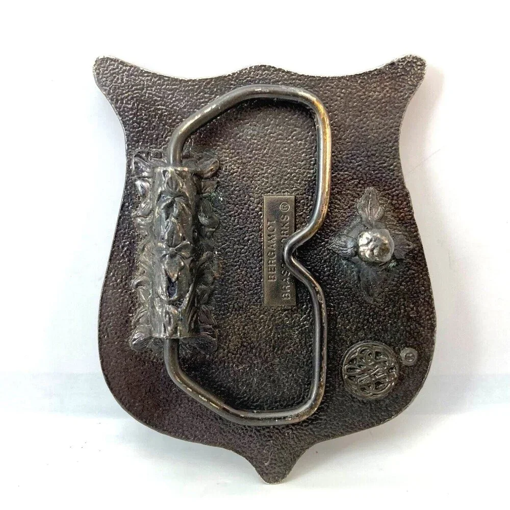 Belt Buckle 1980 USA Olympics The XIII Olympic Winter‎ Games Gold Color USA